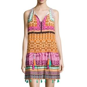 Hemant and Nandita Sleeveless Cross-Stitch Dress
